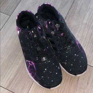 Adidas galaxy print sneakers